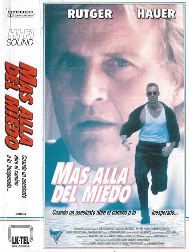 Mas Alla Del Miedo Vhs Rutger Hauer Thomas Ian Griffith