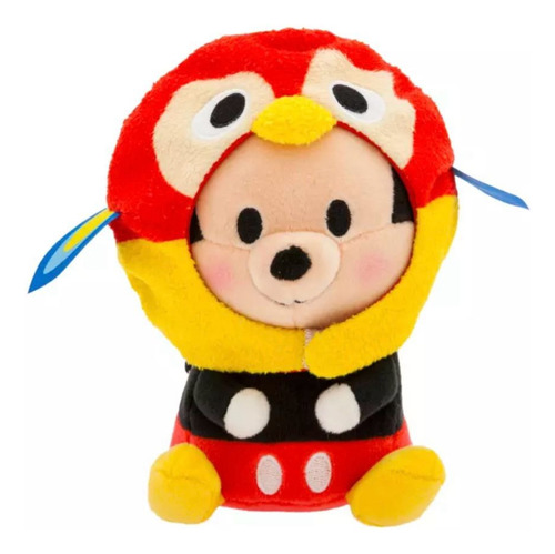 Peluche Linea Mini Mixits Disney Store Con Abrojo Para Bolso Rojo