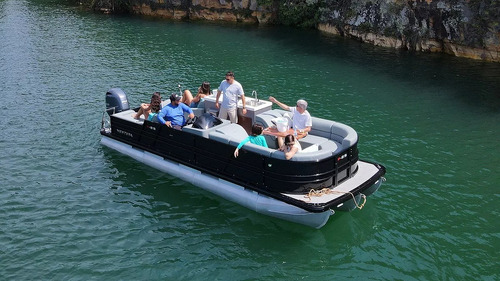 Lancha Ventura Pontoon 250 Zero V-cat Vcat Fluvimar Solara