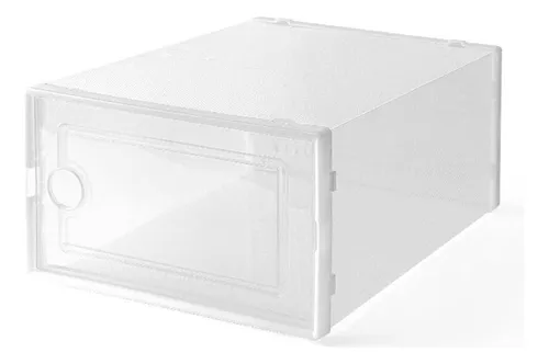 Pack 6 Cajas Organizadoras De Zapatos Apilables Multiuso A