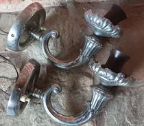 Comprar Antiguos Apliques Bronce Cromado De Pared, Sanos.