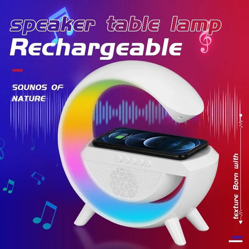 Lámpara De Mesa Con Bocina Bluetooth Inteligente Atmosphere