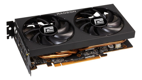 Placa de vídeo AMD PowerColor  Fighter Radeon 6600 Series RX 6600 XT AXRX 6600XT 8GBD6-3DH 8GB