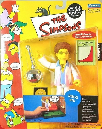 Los Simpson Disco Stu Serie 09 Oficial Licenciado