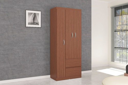 Imagen 3 de 3 de Closet O Armario Lisboa 3 Puertas Capuchino En Madera Mdp