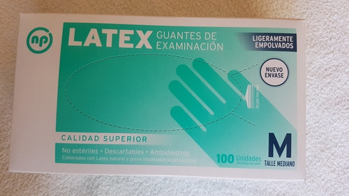 Guantes De Latex Descartables Talle M