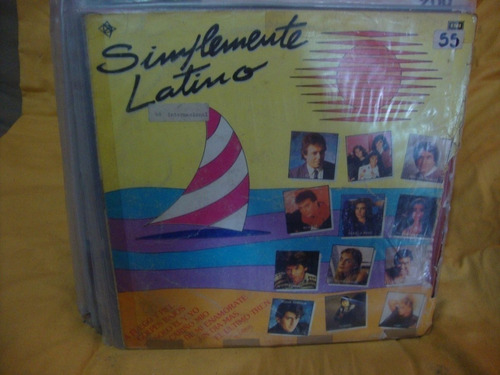 Vinilo Simplemente Latino Mijares Romo Yuri Hernaldo Cp1