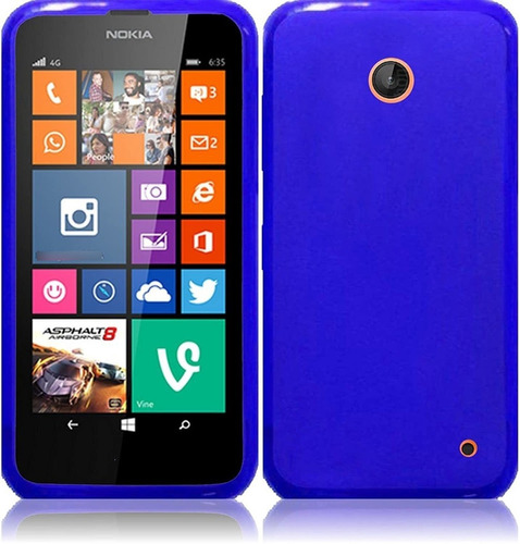 Hrwireless(tm - Carcasa Para Nokia Lumia 635, Azul