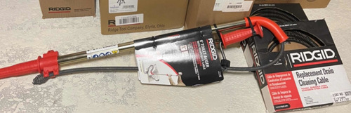 Imagen 2 de 3 de Destapa Cañería Y Poceta Manual Ridgid Adaptable A Taladro