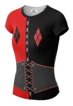 Comprar Remera Traje Harley Quinn Arlequina Artemix Ax-0772