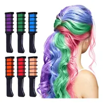 Comprar 24 Tizas De Colores Para El Cabello. Tinte Temporal Pelo.
