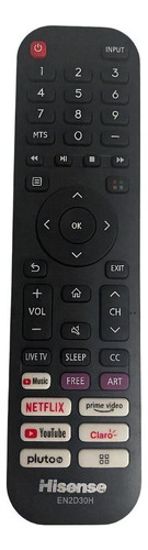 Control Para Smart Hisense Vidaa 43a7500f 50a7500f 75a7100f