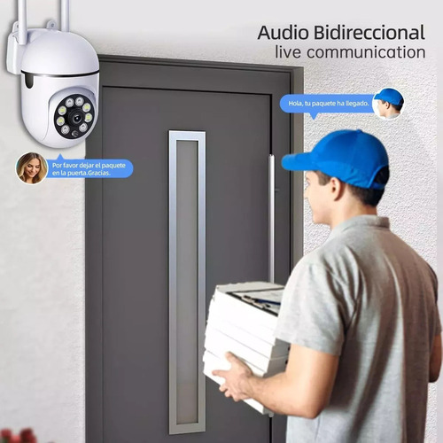 Kit 2 Cámaras De Seguridad Wifi 3mp + Tarjeta De Memoria 64g
