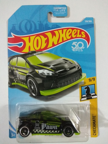 Hot Wheels 12 Ford Fiesta Checkmate Ajedrez 9/9 Negr Usa Aj3