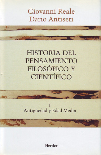 Libro Historia Del Pensamiento Filosófico Y Científico I