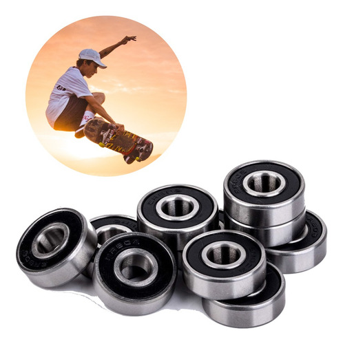 Combo Trucks Skate Con Ruedas Rulemanes Abec9 Tornillos Y T Medida 149mm
