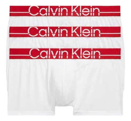 Boxer Trunk Calvin Klein Pro Fit 3 Pack Blanco Original