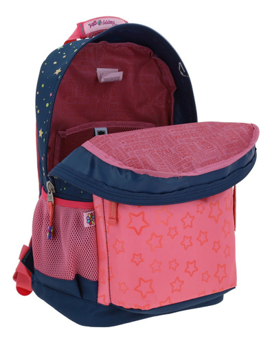 Kit Chenson Mochila Modelo Estar + Lapicera + Lonchera Escolar Niñas