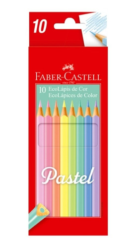 Lapices De Colores Pastel Faber Castell X 10