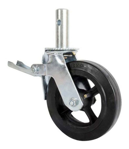 Metaltech Rueda Giratoria Resistente Para Andamio 8 Doble 1