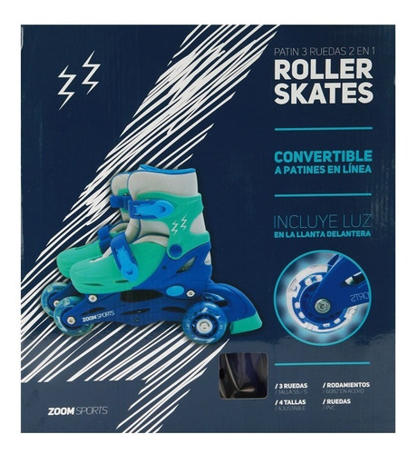 Patines Zoom Sports Fast Azul