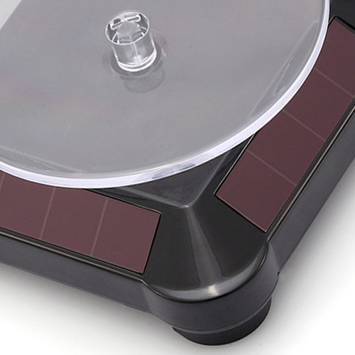 Tocadiscos Solar Para Joyas, Plato Giratorio Eléctrico Stand