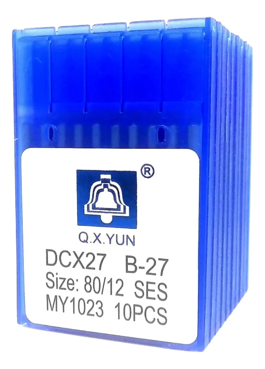 50 Agulhas Dcx27 Para Máquina De Costura Overlock Industrial 80/12