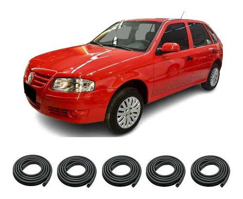  Kit Burletes Vw Gol Power 5p Año 05-13  4 Puertas+baul Xxy