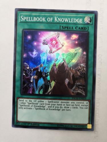 Spellbook Of Knowledge Super Rare Yugioh 