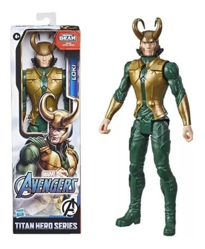 Muñeco Marvel Avengers Loki Titan Hero Series Hasbro