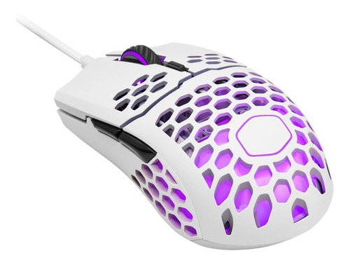 Imagem 1 de 6 de Mouse Para Jogo Cooler Master Mm711 Matte White 16000dpi 60g