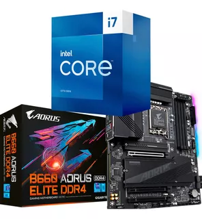 Kit Upgrade Intel 12ª G I7 12700k + B660 Aorus Elite