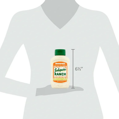 Whataburger, Jalapeño Ranch Sauce, 14.5 Oz, 411 Gr