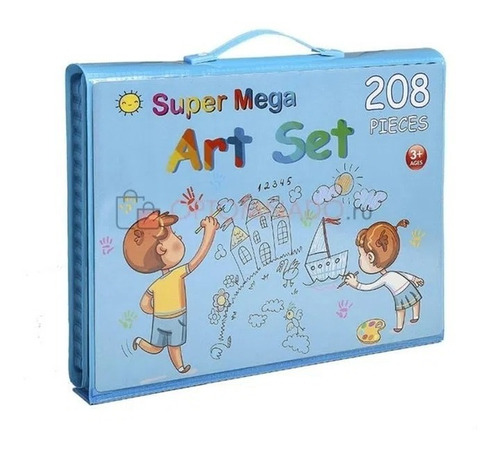 Kit De Arte Para Niños De 208 Pcs Set De Manualidades