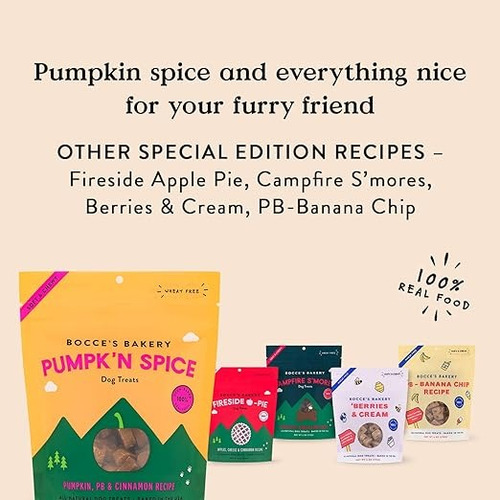 Galletas Suaves Y Masticables, P/ Perros Pumpk'n Spice, Usa