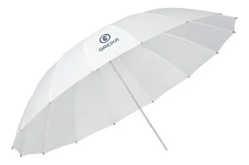 comprar Sombrinha Branca Difusora Greika W16-75 Grande 180 Cm