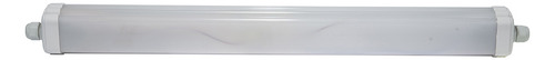 Gabinete A Prueba De Vapor, 18w, Luz Fría Estructura Blanco