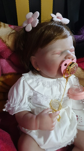 Bebê Reborn Inteira Silicone Chorona Veías Visiveis