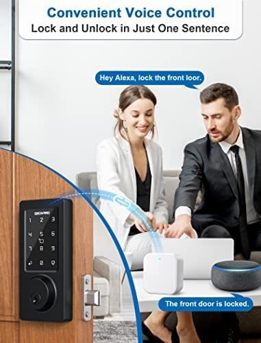 Cerradura Inteligente Wifi Y Bluetooth, Cerradura De Puerta