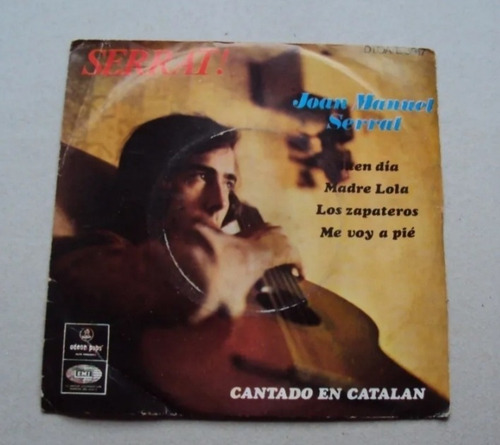 Qd Lote 5 Discos Simples - Joan Manuel Serrat (Usado)