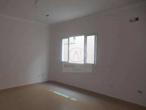 Imagem 2 de 30 de Casa Com 3 Dormitórios Sendo 3 Suítes, 2 Vagas, 170 M² - Venda Por R$ 900.000 Ou Aluguel Por R$ 6.500/mês - Campo Grande - Santos/sp - Ca1273
