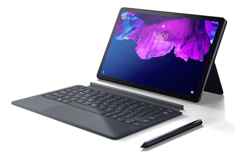 Tablet Lenovo Tab P11 com pacote de teclado e caneta de precisão 2 TB-J606f 11 128 GB Cinza Ardósia Y 6 GB De Memoria Ram