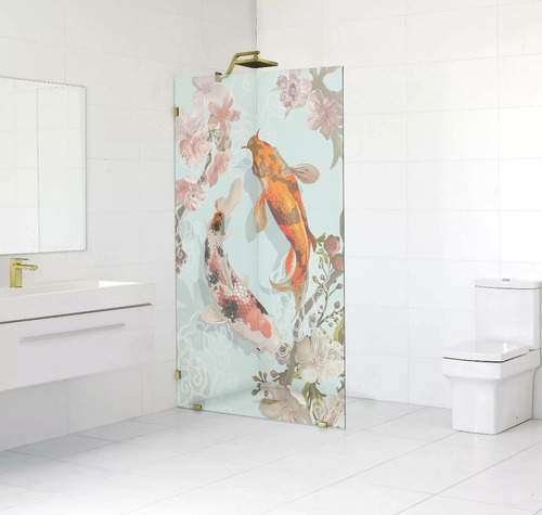 Vinilos Decorativos Mural Empapelado Mamparas Peces Koi 