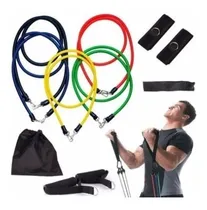 Comprar Kit Elásticos Extensores 11 Peças Exercícios Musculação Yoga