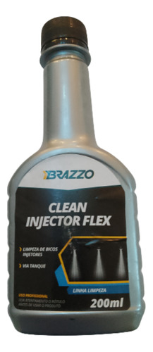 Limpa Bico Injetor Combustível Flex Brazzo 200 Ml Unidade 