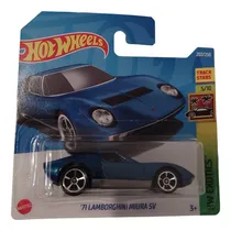 Comprar Hot Wheels Short '71 Lamborghini Miura Sv Azul #202\u002F250 2022