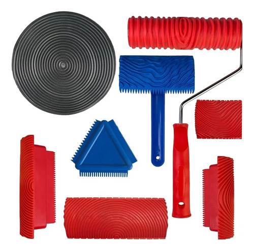 Set De 8 Unidades De Herramientas Para Madera Granulada