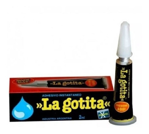 La Gotita De Poxipol 2ml Pegamento Adhesivo X Unidad