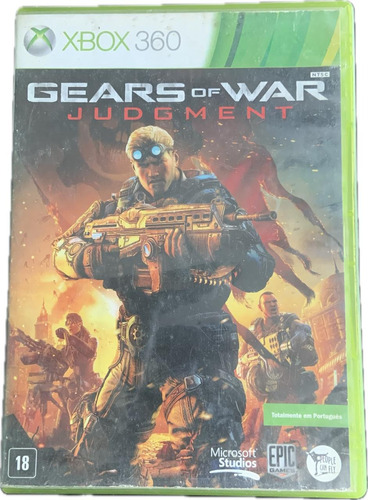 Jogo Gears Of War Judgment Xbox 360 Dvd Física Em Português