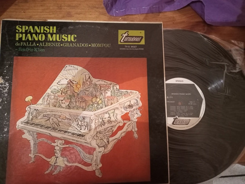 Música Española Para Piano En Disco De Vinilo (Usado)